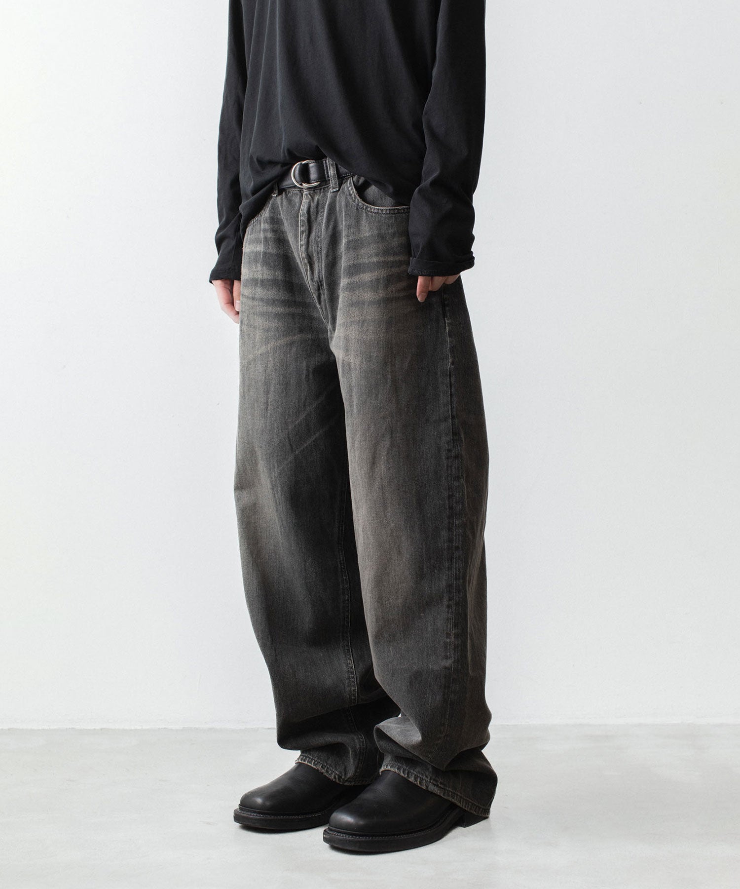 VEIN 】11OZ DENIM BAGGY JEANS - BLACK | 公式通販サイト session 