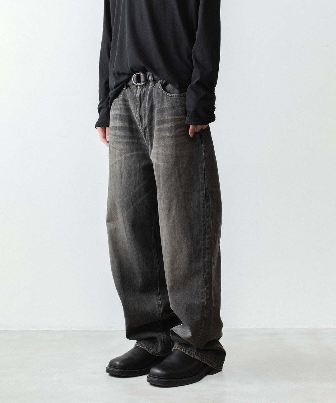 VEIN ヴェインの11OZ DENIM BAGGY JEANS - BLACKの公式通販サイトsession福岡セレクトショップ