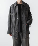 画像をギャラリービューアに読み込む, VEIN ヴェインの11OZ DENIM COVERALL JKT - BLACKの公式通販サイトsession福岡セレクトショップ
