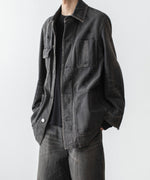 画像をギャラリービューアに読み込む, VEIN ヴェインの11OZ DENIM COVERALL JKT - BLACKの公式通販サイトsession福岡セレクトショップ
