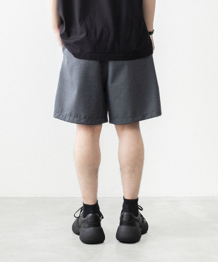 VEIN ヴェインの3/60 HIGH TWIST WOOL TRO EASY SHORTS - D.GRAYの公式通販サイトsession福岡セレクトショップ
