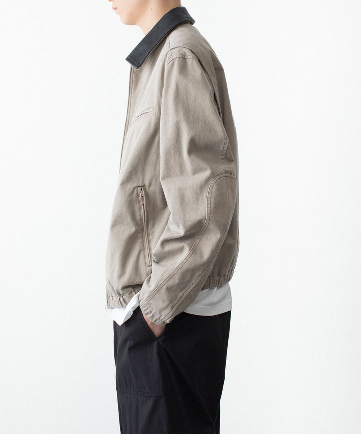 VEIN ヴェインのSULFUR DYED CHINO CLOTH WORK JKT - BEIGEの公式通販サイトsession福岡セレクトショップ