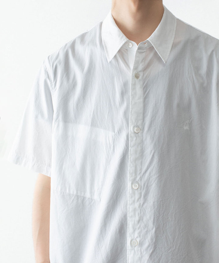 VEIN ヴェインの140/2 GIZA BROAD S/S SHIRT - WHITEの公式通販サイトsession福岡セレクトショップ