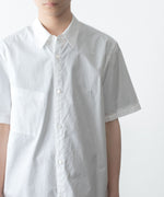画像をギャラリービューアに読み込む, VEIN ヴェインの140/2 GIZA BROAD S/S SHIRT - WHITEの公式通販サイトsession福岡セレクトショップ
