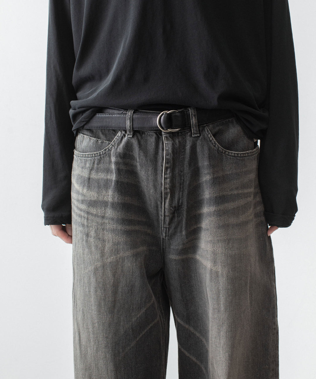 VEIN ヴェインの11OZ DENIM BAGGY JEANS - BLACKの公式通販サイトsession福岡セレクトショップ