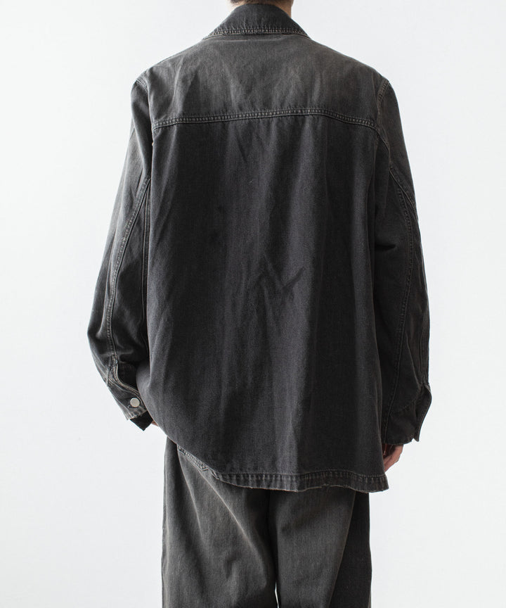 VEIN ヴェインの11OZ DENIM COVERALL JKT - BLACKの公式通販サイトsession福岡セレクトショップ