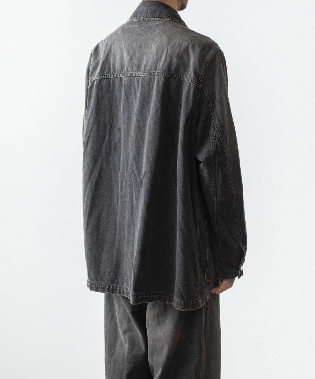 VEIN ヴェインの11OZ DENIM COVERALL JKT - BLACKの公式通販サイトsession福岡セレクトショップ