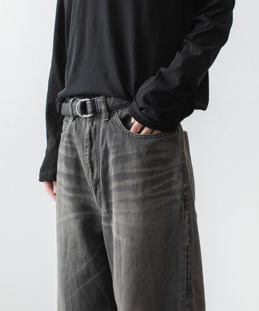 VEIN ヴェインの11OZ DENIM BAGGY JEANS - BLACKの公式通販サイトsession福岡セレクトショップ