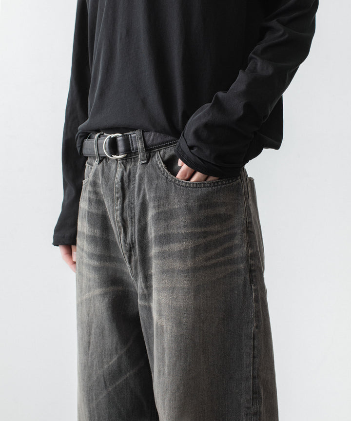 VEIN ヴェインの11OZ DENIM BAGGY JEANS - BLACKの公式通販サイトsession福岡セレクトショップ