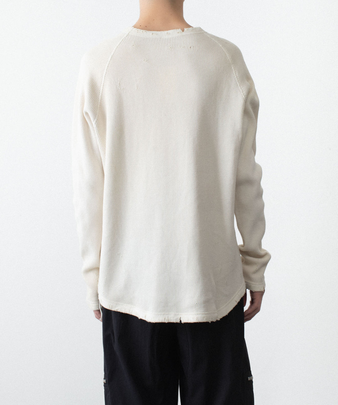 VEIN ヴェインの30//2 WAFFLE RAGLAN L/S TEE - OFF WHITEの公式通販サイトsession福岡セレクトショップ