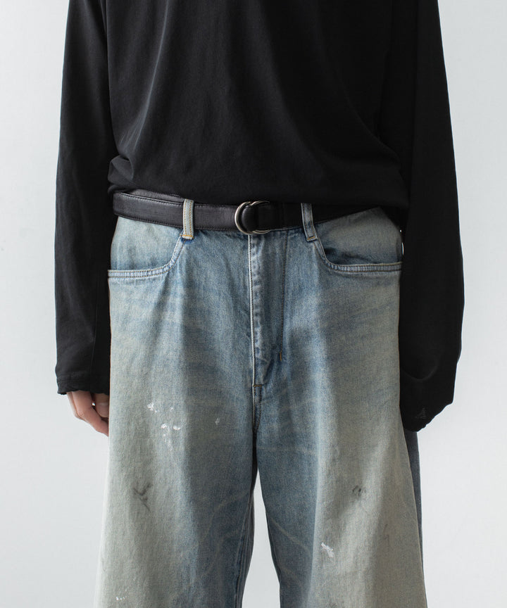 VEIN ヴェインの11OZ DENIM CUT OFF BAGGY JEANS - L.NAVYの公式通販サイトsession福岡セレクトショップ