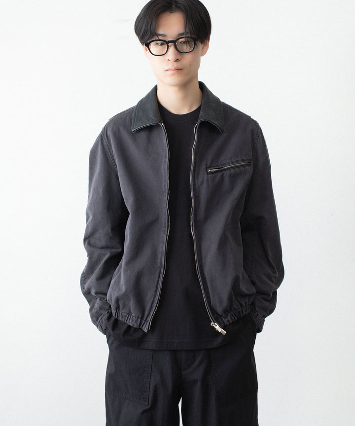 VEIN ヴェインのSULFUR DYED CHINO CLOTH WORK JKT - BLACKの公式通販サイトsession福岡セレクトショップ