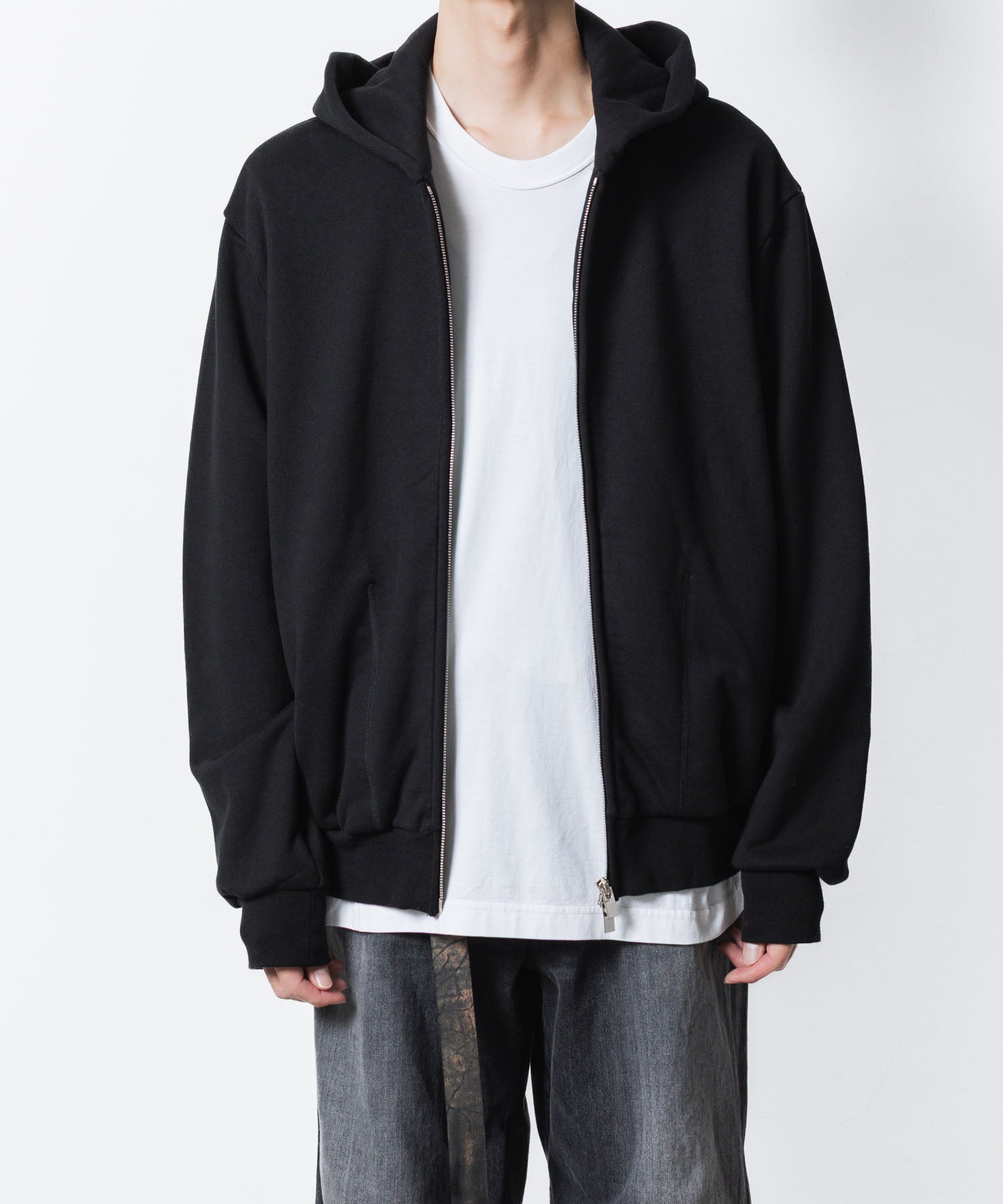 VEIN ヴェインのJUMBERCA TERRY ZIP UP HOODIE - BLACKの公式通販サイトsession福岡セレクトショップ