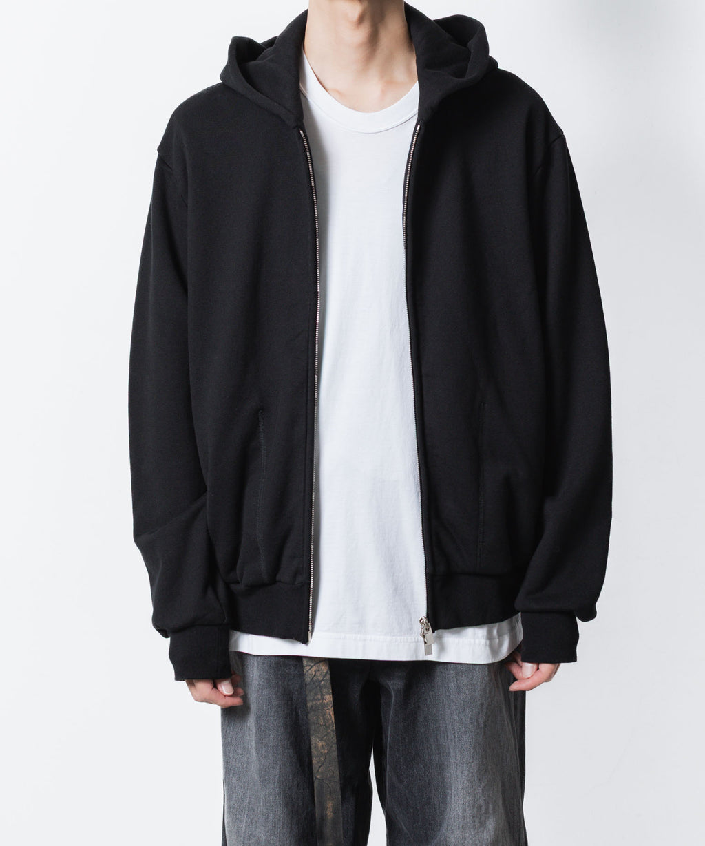 VEIN ヴェインのJUMBERCA TERRY ZIP UP HOODIE - BLACKの公式通販サイトsession福岡セレクトショップ