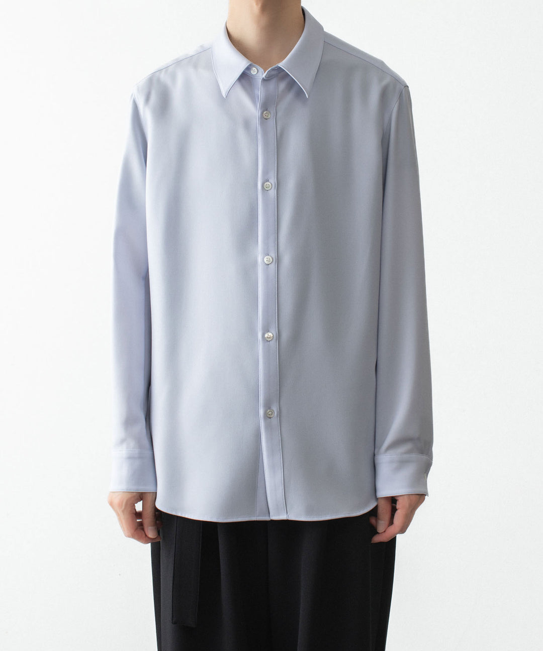 ATTACHMENT アタッチメントのPE COMPACT TWILL REGULAR COLLAR DRESS SHIRT - L.BLUEの公式通販サイトsession福岡セレクトショップ