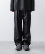 画像をギャラリービューアに読み込む, VEIN ヴェインのSYNTHETIC LEATHER 1TUCK TROUSERS - BLACKの公式通販サイトsession福岡セレクトショップ
