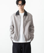画像をギャラリービューアに読み込む, VEIN ヴェインのSULFUR DYED CHINO CLOTH WORK JKT - KHAKI GRAYの公式通販サイトsession福岡セレクトショップ

