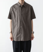 画像をギャラリービューアに読み込む, VEIN ヴェインの140/2 GIZA BROAD S/S SHIRT - L.BROWNの公式通販サイトsession福岡セレクトショップ
