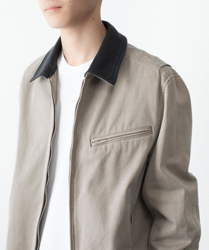 VEIN ヴェインのSULFUR DYED CHINO CLOTH WORK JKT - BEIGEの公式通販サイトsession福岡セレクトショップ