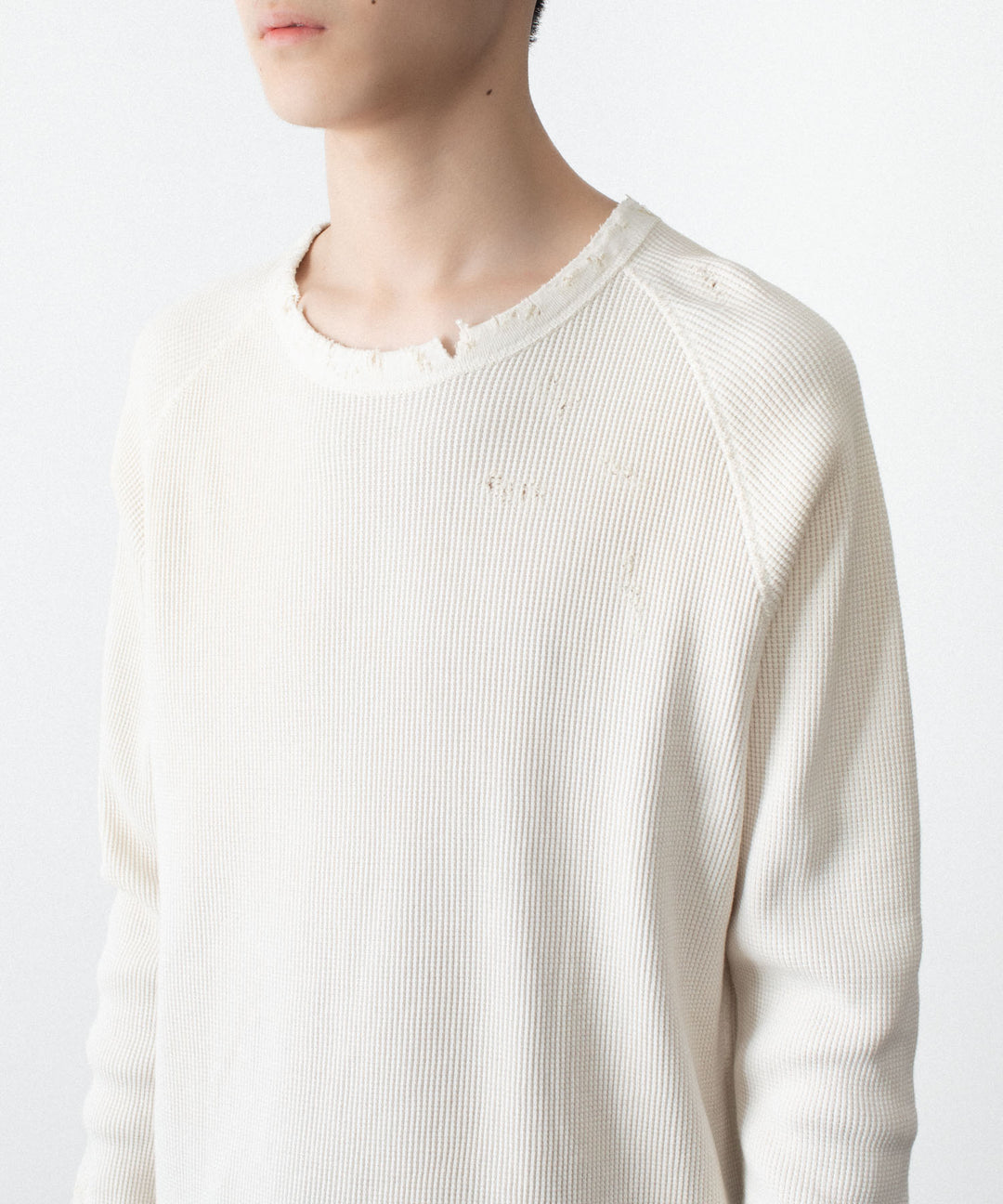 VEIN ヴェインの30//2 WAFFLE RAGLAN L/S TEE - OFF WHITEの公式通販サイトsession福岡セレクトショップ