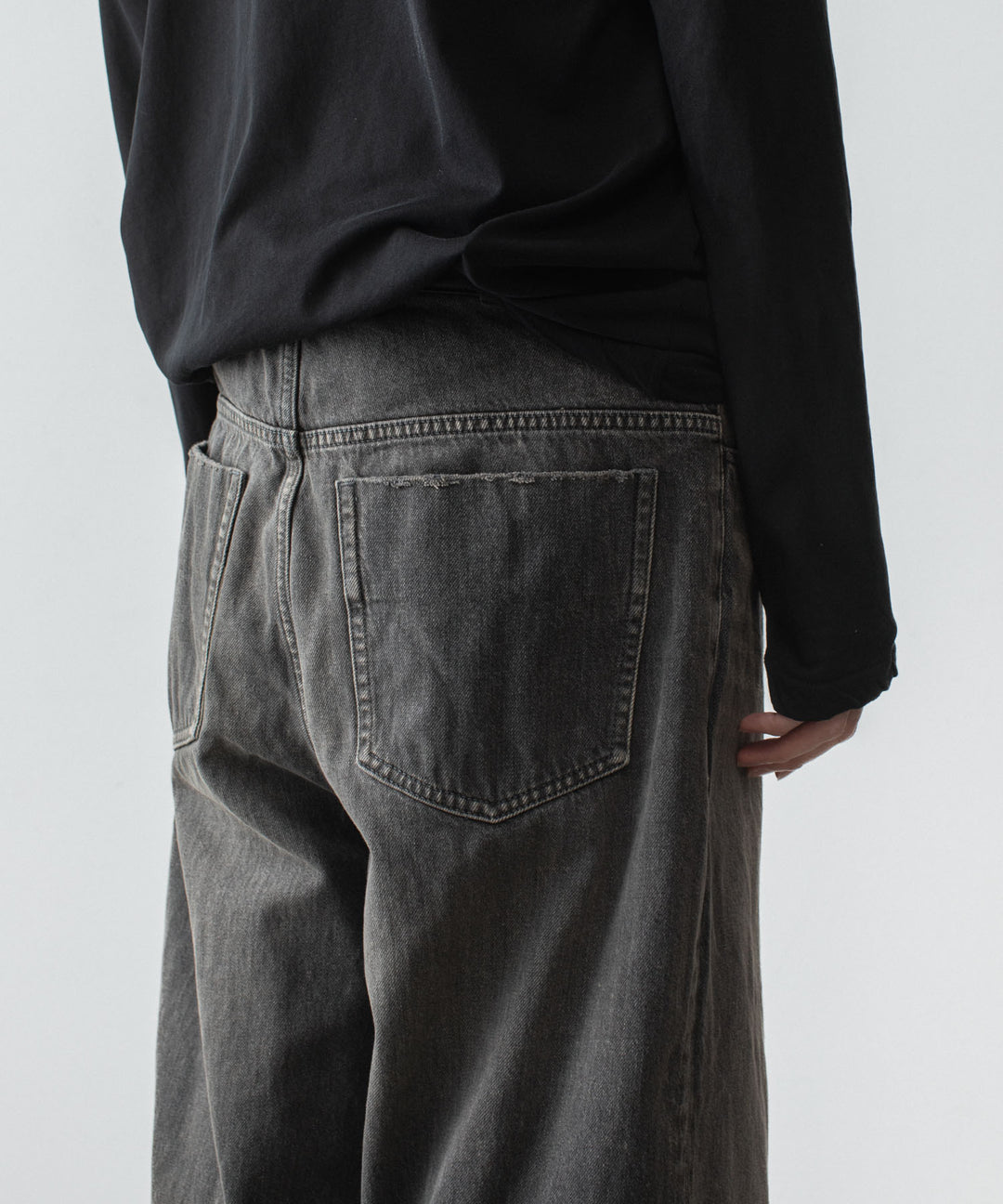 VEIN ヴェインの11OZ DENIM BAGGY JEANS - BLACKの公式通販サイトsession福岡セレクトショップ