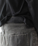画像をギャラリービューアに読み込む, VEIN ヴェインの11OZ DENIM BAGGY JEANS - BLACKの公式通販サイトsession福岡セレクトショップ
