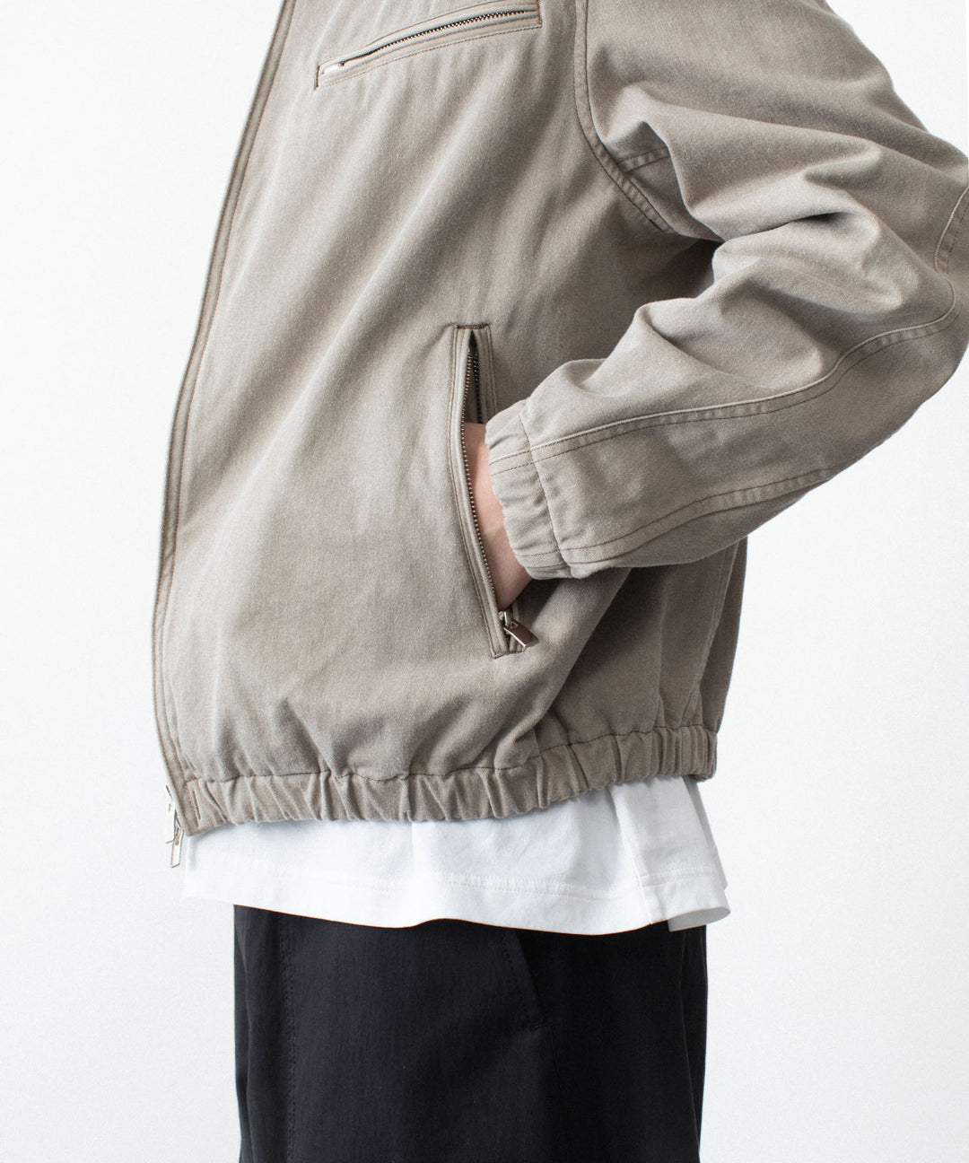 VEIN ヴェインのSULFUR DYED CHINO CLOTH WORK JKT - BEIGEの公式通販サイトsession福岡セレクトショップ