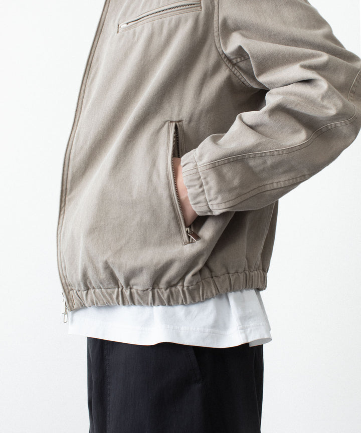 VEIN ヴェインのSULFUR DYED CHINO CLOTH WORK JKT - BEIGEの公式通販サイトsession福岡セレクトショップ