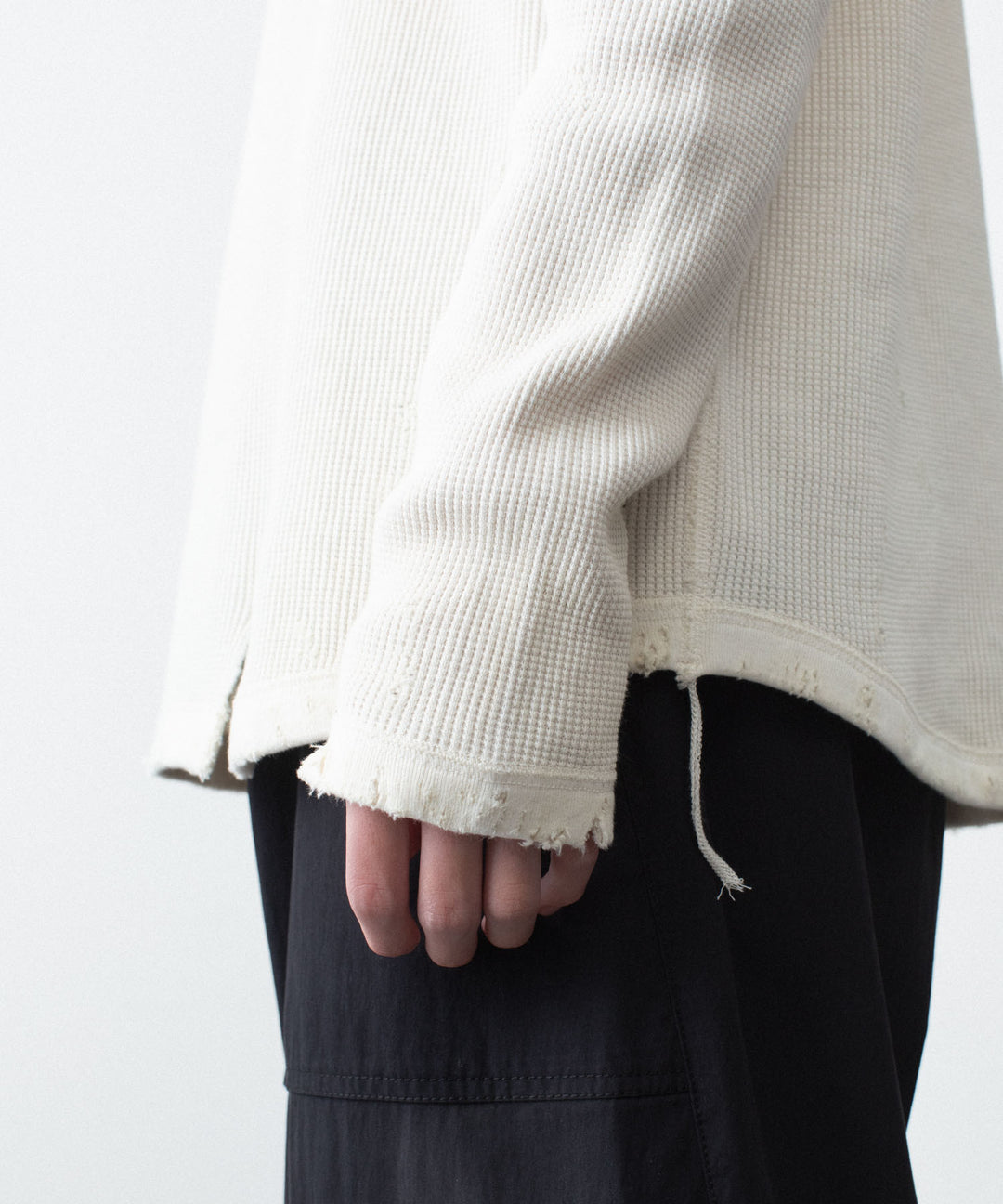 VEIN ヴェインの30//2 WAFFLE RAGLAN L/S TEE - OFF WHITEの公式通販サイトsession福岡セレクトショップ
