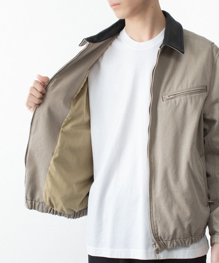 VEIN ヴェインのSULFUR DYED CHINO CLOTH WORK JKT - BEIGEの公式通販サイトsession福岡セレクトショップ