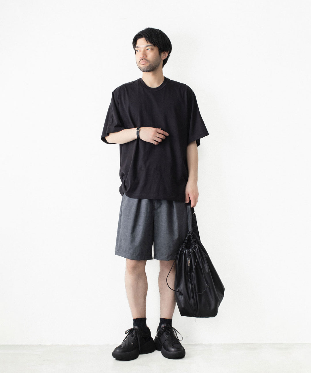VEIN ヴェインの3/60 HIGH TWIST WOOL TRO EASY SHORTS - D.GRAYの公式通販サイトsession福岡セレクトショップ