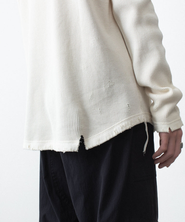 VEIN ヴェインの30//2 WAFFLE RAGLAN L/S TEE - OFF WHITEの公式通販サイトsession福岡セレクトショップ