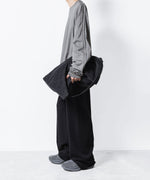 画像をギャラリービューアに読み込む, VEIN ヴェインのFINE TERRY EASY WIDE TROUSERS - BLACKの公式通販サイトsession福岡セレクトショップ
