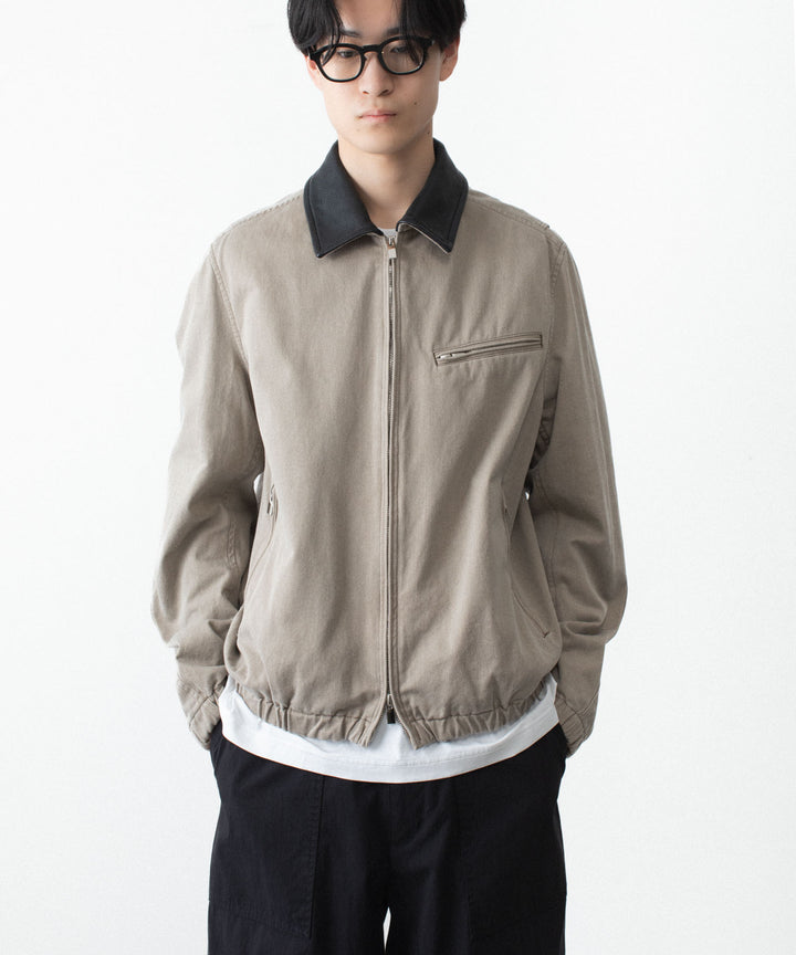 VEIN ヴェインのSULFUR DYED CHINO CLOTH WORK JKT - BEIGEの公式通販サイトsession福岡セレクトショップ