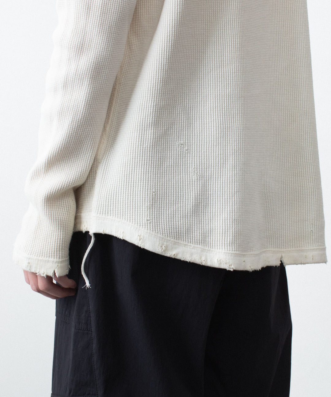 VEIN ヴェインの30//2 WAFFLE RAGLAN L/S TEE - OFF WHITEの公式通販サイトsession福岡セレクトショップ