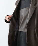 画像をギャラリービューアに読み込む, VEIN ヴェインのSYNTHETIC LEATHER 2B JKT - BROWNの公式通販サイトsession福岡セレクトショップ
