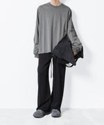 画像をギャラリービューアに読み込む, VEIN ヴェインのFINE TERRY EASY WIDE TROUSERS - BLACKの公式通販サイトsession福岡セレクトショップ
