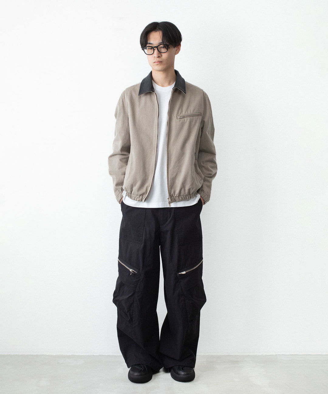 VEIN ヴェインのSULFUR DYED CHINO CLOTH WORK JKT - BEIGEの公式通販サイトsession福岡セレクトショップ