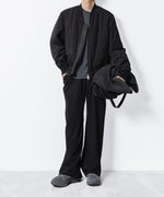 画像をギャラリービューアに読み込む, VEIN ヴェインのFINE TERRY EASY WIDE TROUSERS - BLACKの公式通販サイトsession福岡セレクトショップ
