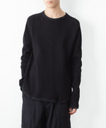 画像をギャラリービューアに読み込む, VEIN ヴェインの30//2 WAFFLE RAGLAN L/S TEE - BLACKの公式通販サイトsession福岡セレクトショップ

