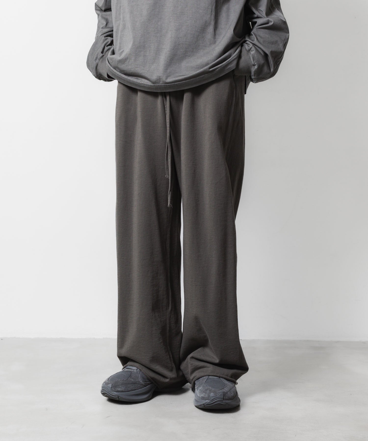 VEIN ヴェインのFINE TERRY EASY WIDE TROUSERS - GRAYの公式通販サイトsession福岡セレクトショップ