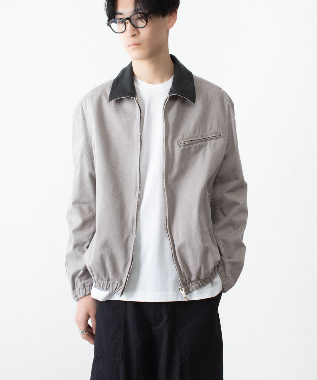 VEIN ヴェインのSULFUR DYED CHINO CLOTH WORK JKT - KHAKI GRAYの公式通販サイトsession福岡セレクトショップ