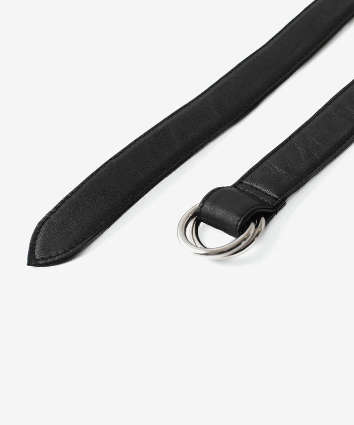 VEIN ヴェインのGOAT LEATHER RING BELT - BLACKの公式通販サイトsession福岡セレクトショップ