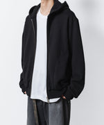 画像をギャラリービューアに読み込む, VEIN ヴェインのJUMBERCA TERRY ZIP UP HOODIE - BLACKの公式通販サイトsession福岡セレクトショップ
