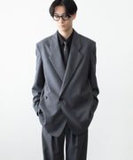 画像をギャラリービューアに読み込む, VEIN ヴェインの3/60 HIGH TWIST WOOL TRO OVER JKT - D.GRAYの公式通販サイトsession福岡セレクトショップ
