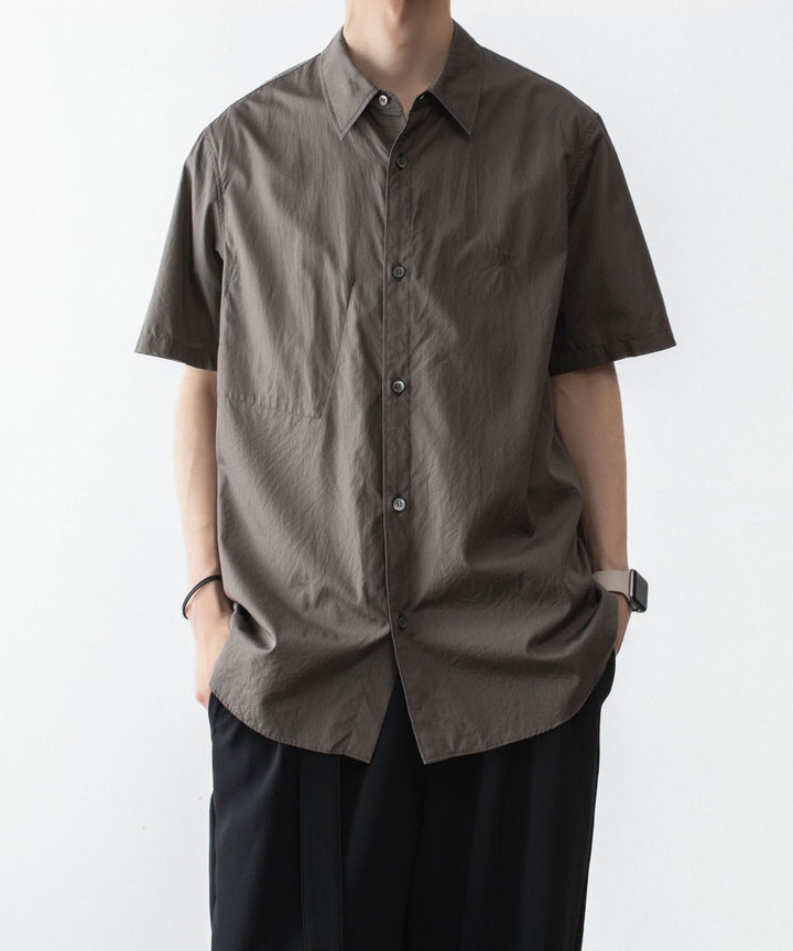 VEIN ヴェインの140/2 GIZA BROAD S/S SHIRT - L.BROWNの公式通販サイトsession福岡セレクトショップ