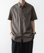 画像をギャラリービューアに読み込む, VEIN ヴェインの140/2 GIZA BROAD S/S SHIRT - L.BROWNの公式通販サイトsession福岡セレクトショップ
