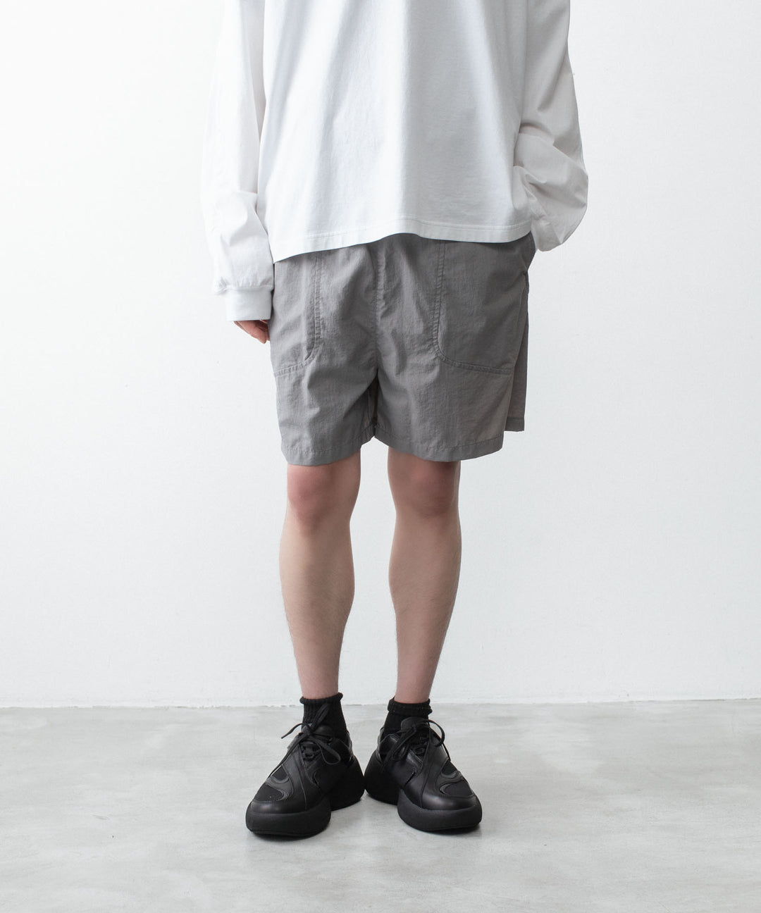 VEIN ヴェインのPIGMENT DYED NY WEATHER SHORTS - L.GRAYの公式通販サイトsession福岡セレクトショップ