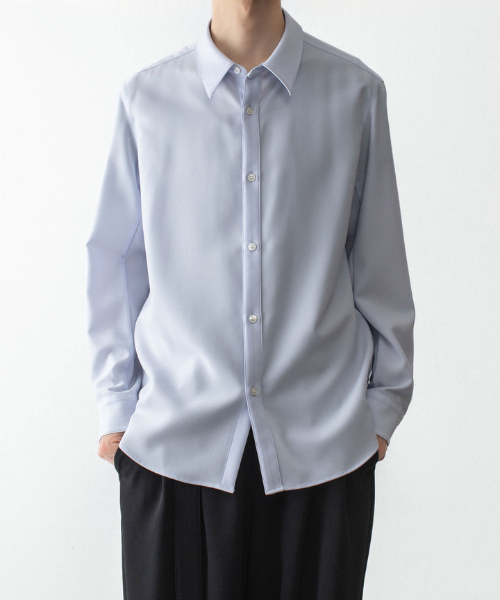 ATTACHMENT アタッチメントのPE COMPACT TWILL REGULAR COLLAR DRESS SHIRT - L.BLUEの公式通販サイトsession福岡セレクトショップ
