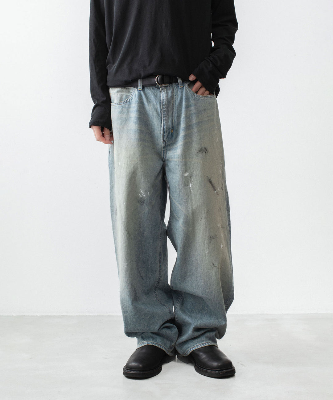 VEIN ヴェインの11OZ DENIM BAGGY JEANS - L.NAVYの公式通販サイトsession福岡セレクトショップ